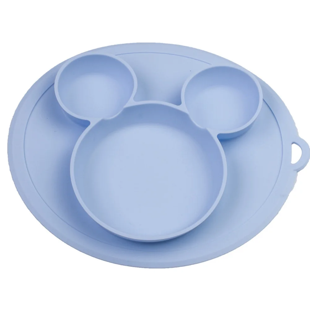 Тарелки обеденная тарелка милая мультяшная посуда детская тренировочная для