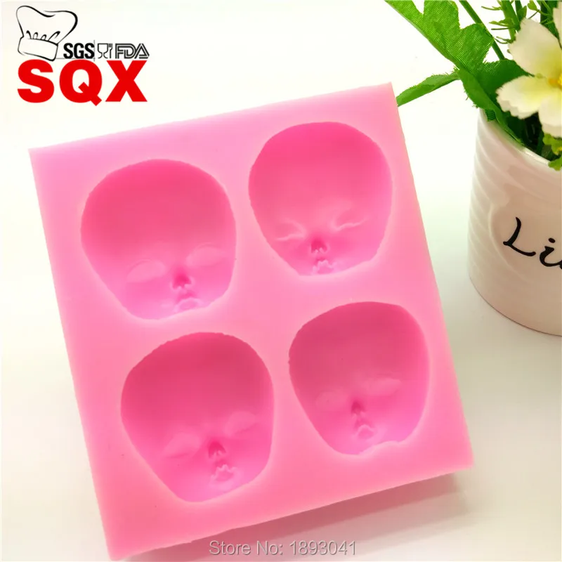 4 шт. милые детские формы для картин силиконовая форма мыла помадки украшения