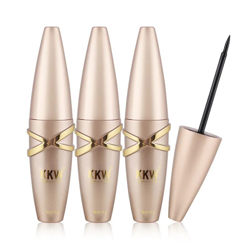 1 шт. черная водостойкая жидкая подводка для глаз косметика долговечный карандаш