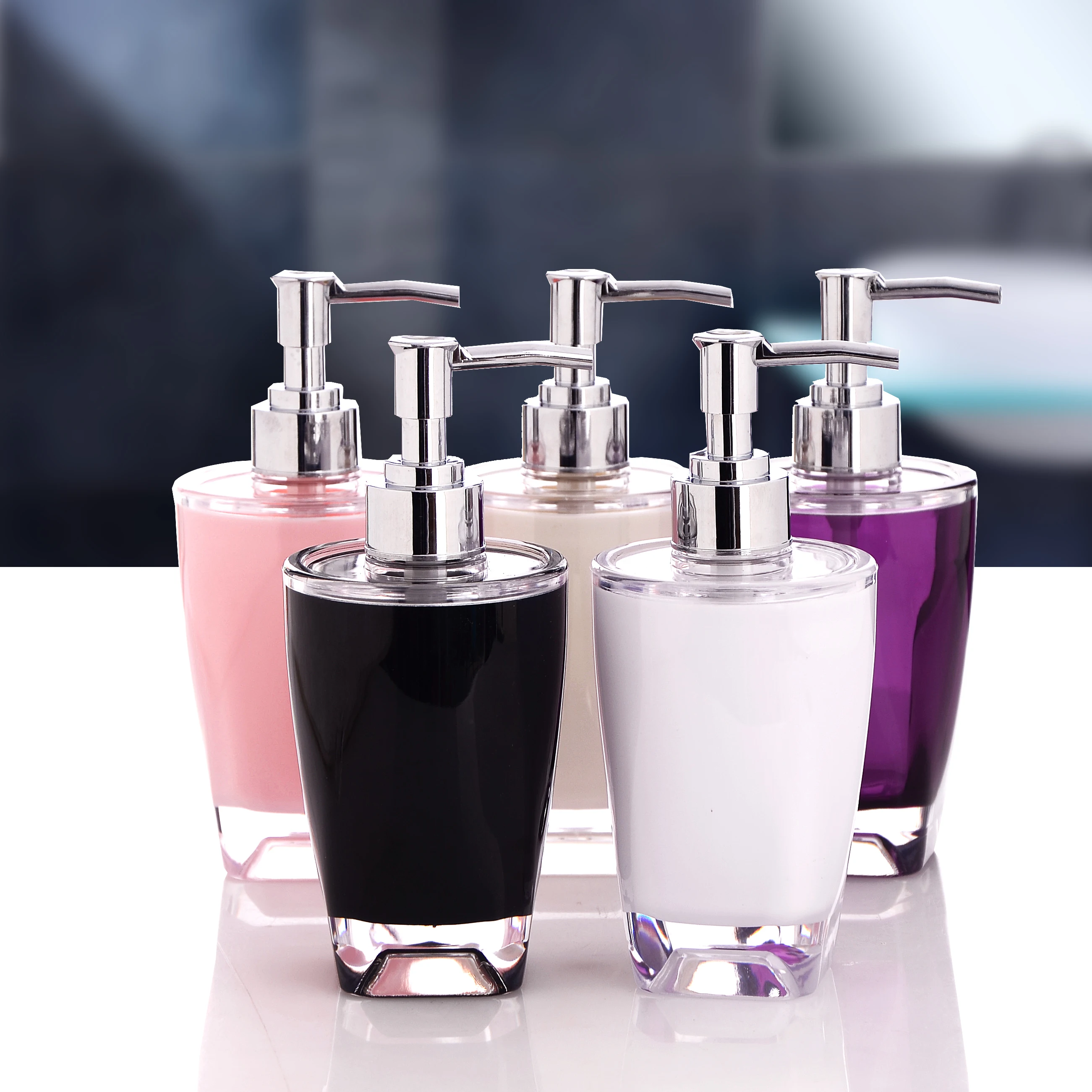 Новый год акриловая короткая Ручная стирка жидкая розлива креативный диспенсер