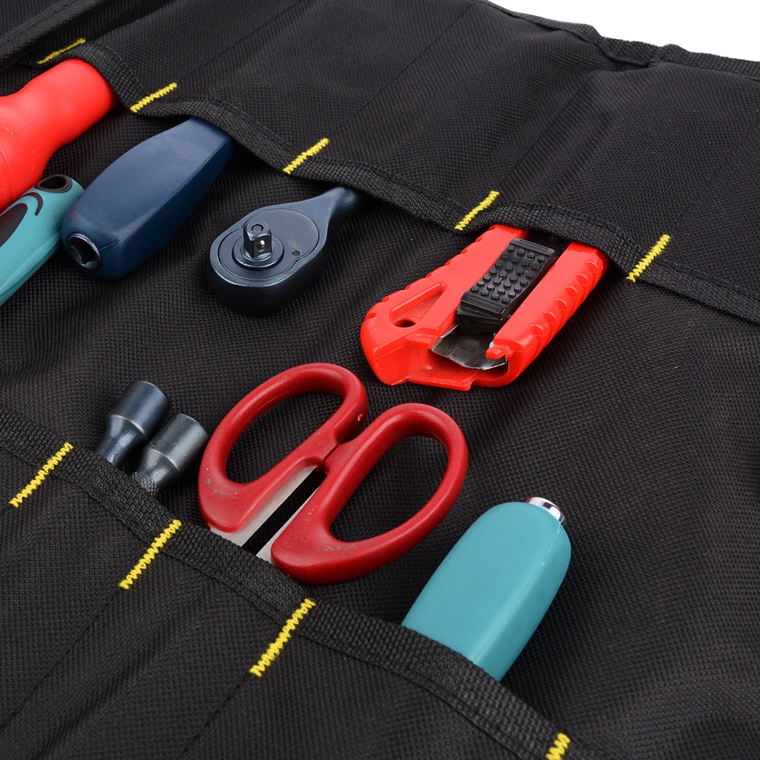 

Foldable Tool Bag Roll Pouch Electrician Tools Storage Handbag Convenient Holder Bags for Daily Repair of Electrician