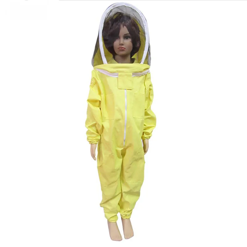 Детский костюм с изображением пчелы комбинезон одежда защитная для пчеловодства