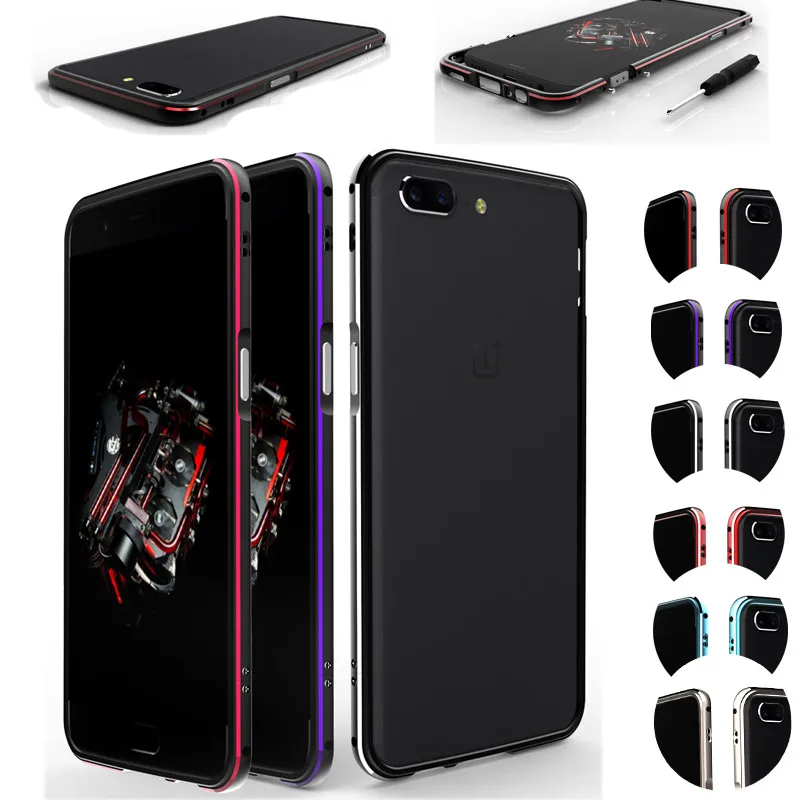 

Oneplus 5 One Plus 5 Case Luxury Metal Bumper Frame Case Cover for Oneplus 5 OnePlus5 5.5" Phone Ultra Thin Metal Frame Cover