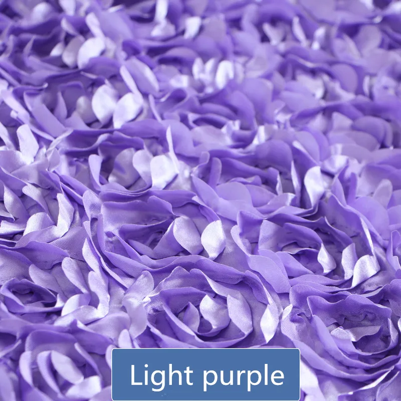 Light Purple Новинка, атласная ткань с объемными розами, Лидер продаж, тканевые платья, юбки - Цвет: Light Purple