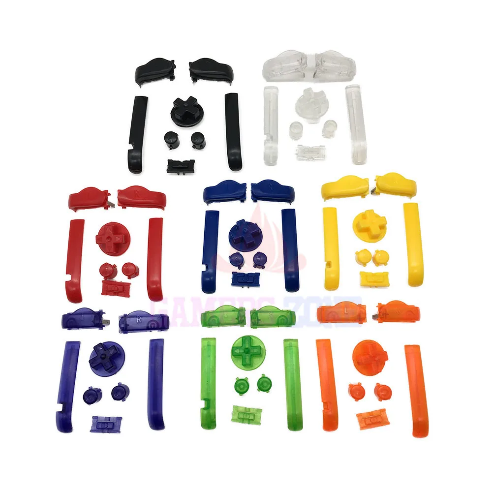 Цветные кнопки AB L R для Gameboy Advance GBA D включения и выключения питания|keypad|keypad buttons |