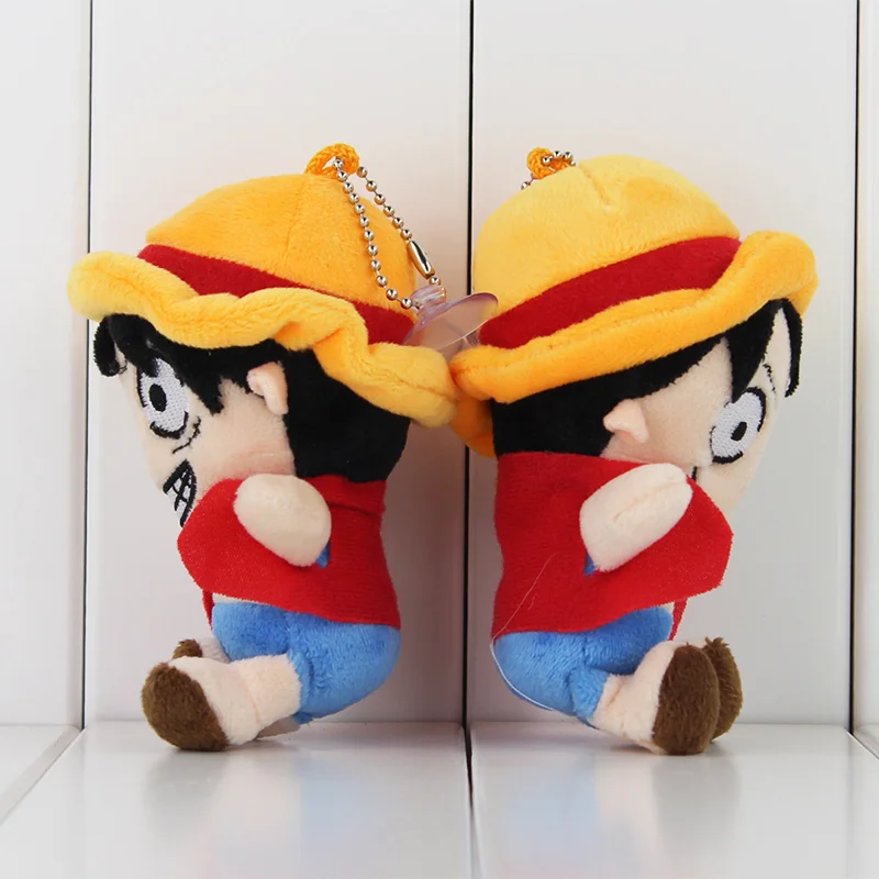 12 см цельная плюшевая игрушечная Обезьяна D Luffy Мягкая кукла-брелок для ключей подарок для детей