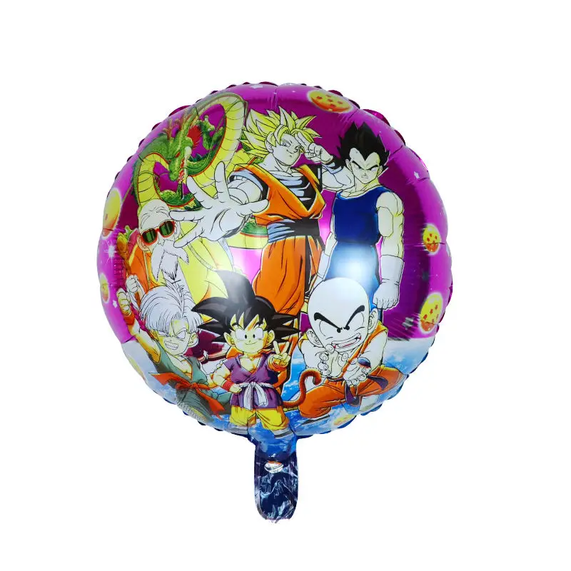 50 шт. 18 дюймов Dragon Ball Sun Wukong из алюминиевой фольги, Ксеноновые шары, Мультяшные шары, украшения для дня рождения, Детские шары, игрушки - Цвет: Насыщенный сапфировый