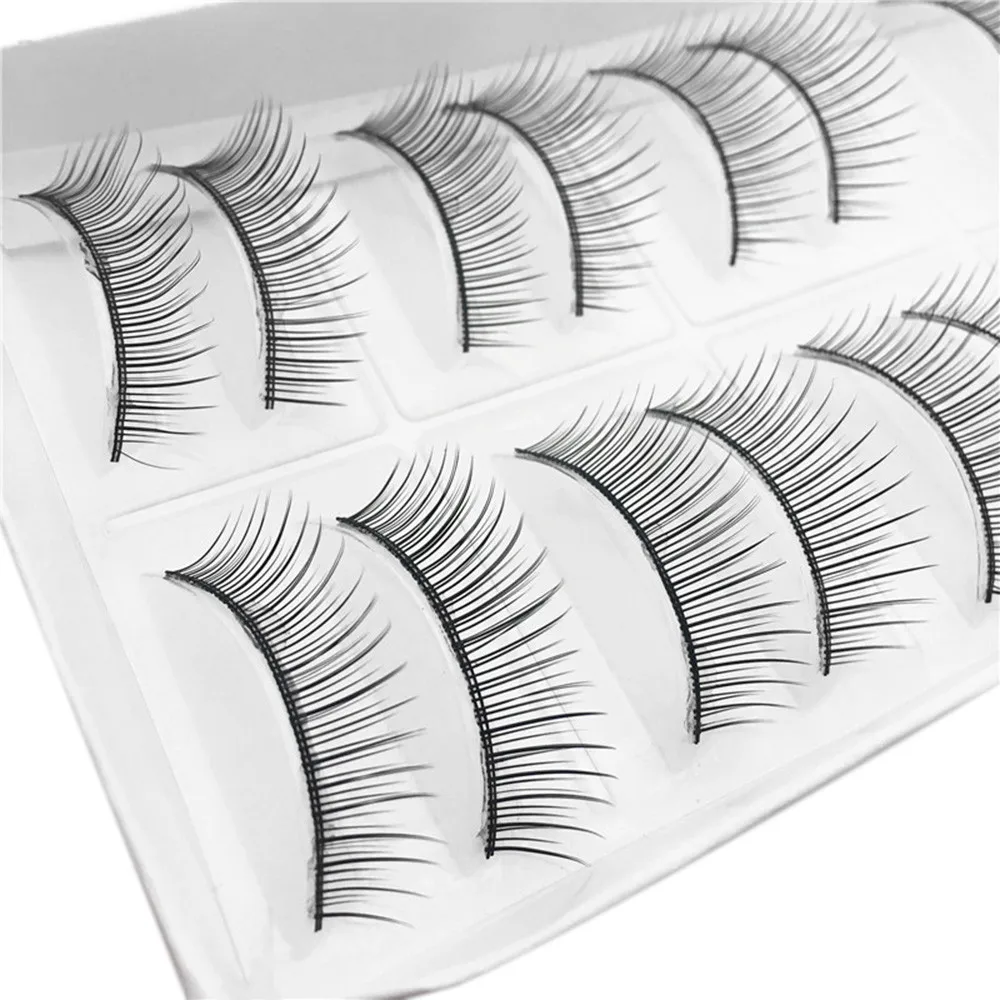 Накладные ресницы из искусственного меха 3D стиль пушистая полоса длинные