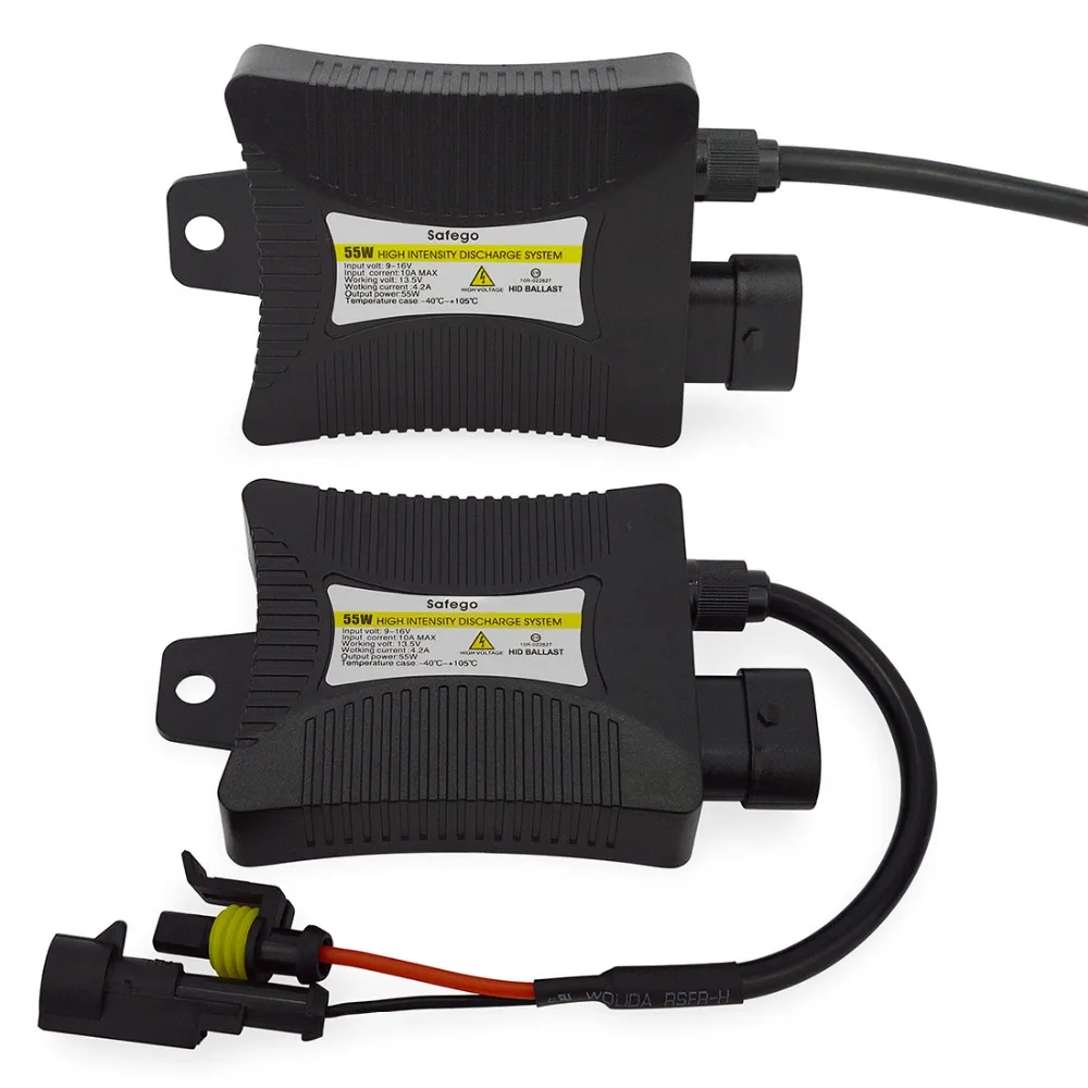 Safego dc 12 В 55 Вт Биксеноновые лампы для замены h4 Hi/Lo 5000k 6000k 8000k 4300k 12000k автомобильных