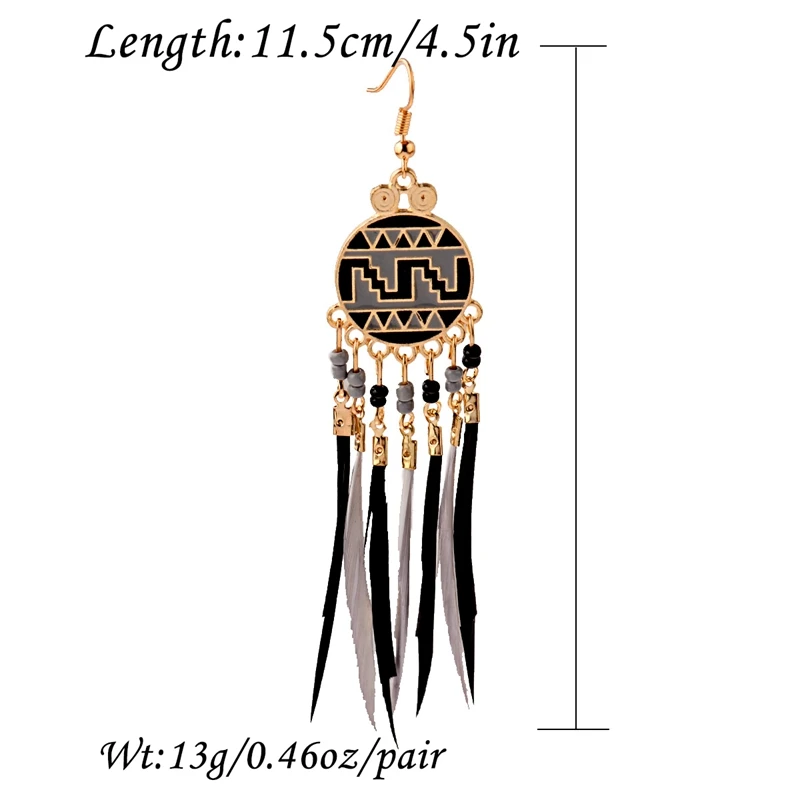 2019 египетские многоцветные богемная Кисточка Серьги для женщин Jhumka индийские