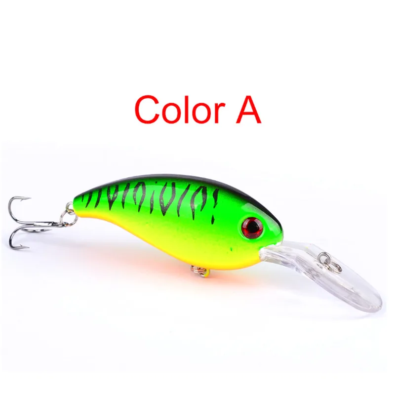 1 шт. приманка для ловли рыбы искусственная жесткая рукоятка окуня воблер окунь