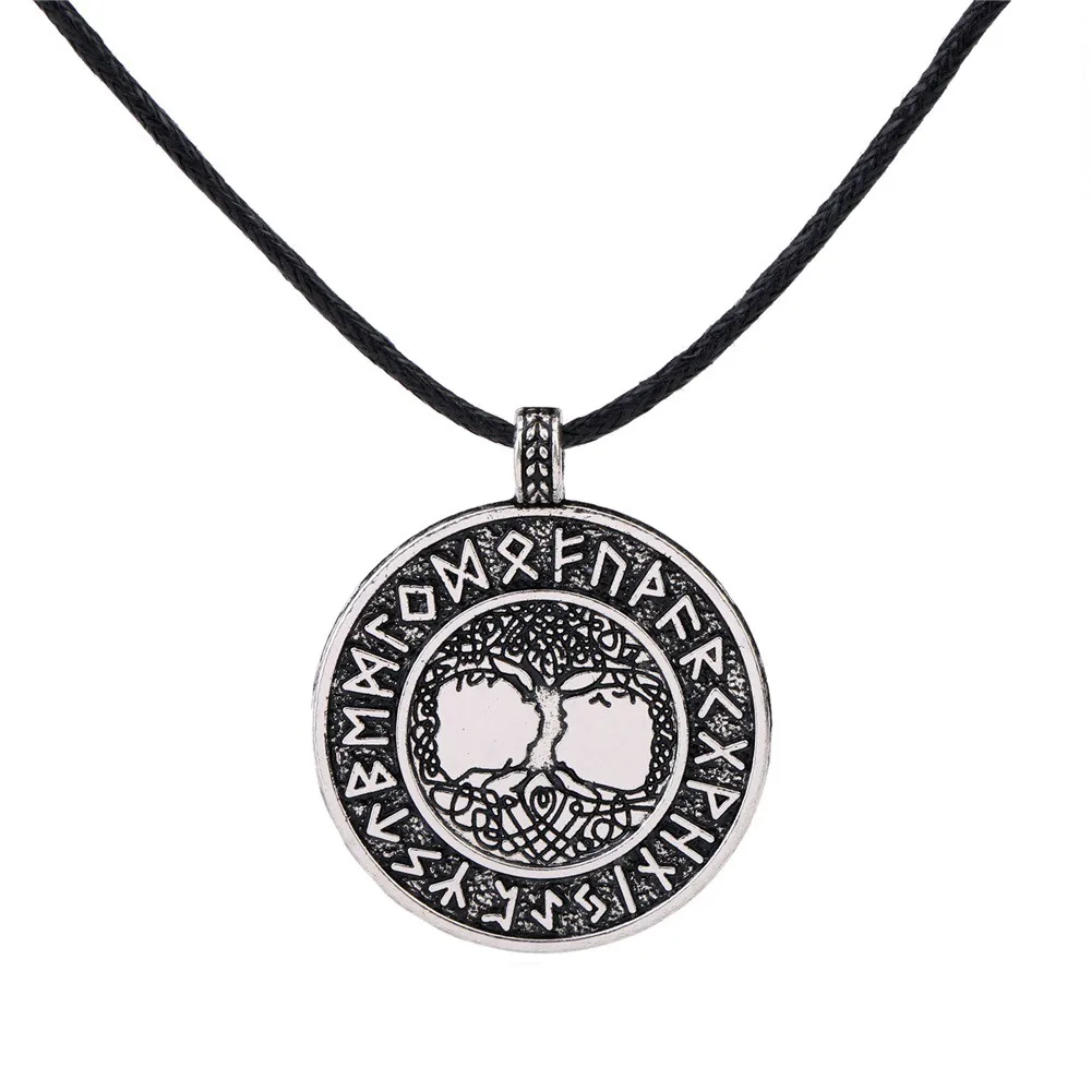Подвеска амулет Skyrim кулон в виде дерева ведьма жизни|tree of life|viking runespendant necklace |