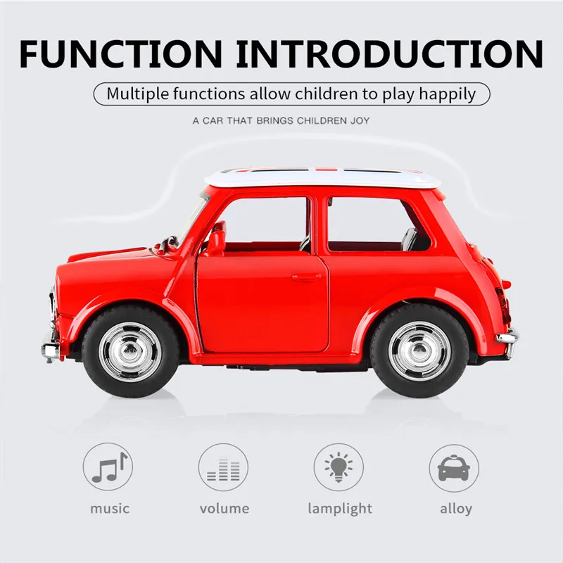 Dodoelephant оттягивающая модель автомобиля в игрушечном автомобиле классическая