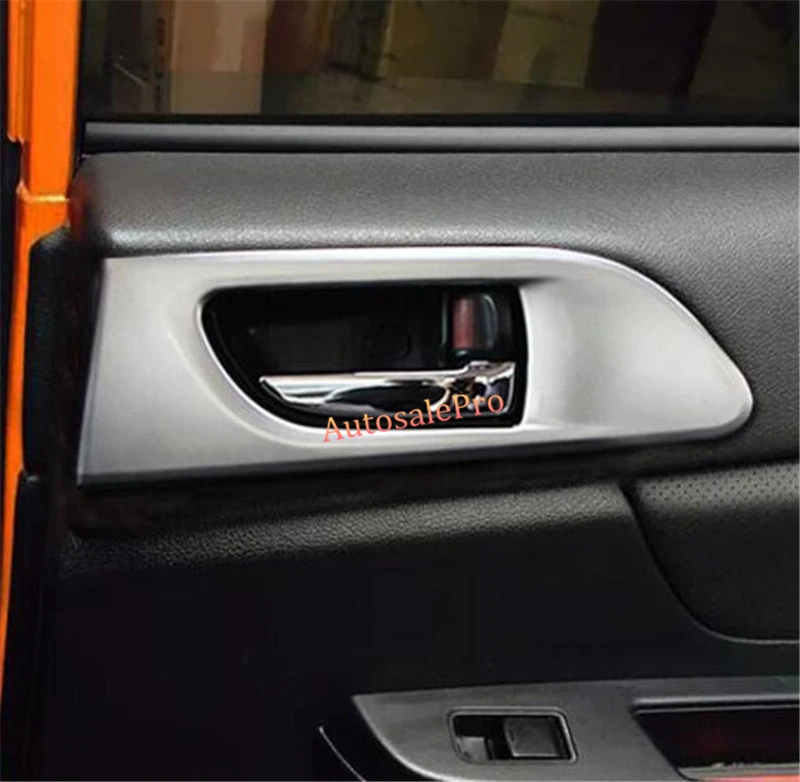 Матовая пластиковая консоль для дверных ручек крышка рамы отделка 4 шт. хэтчбека