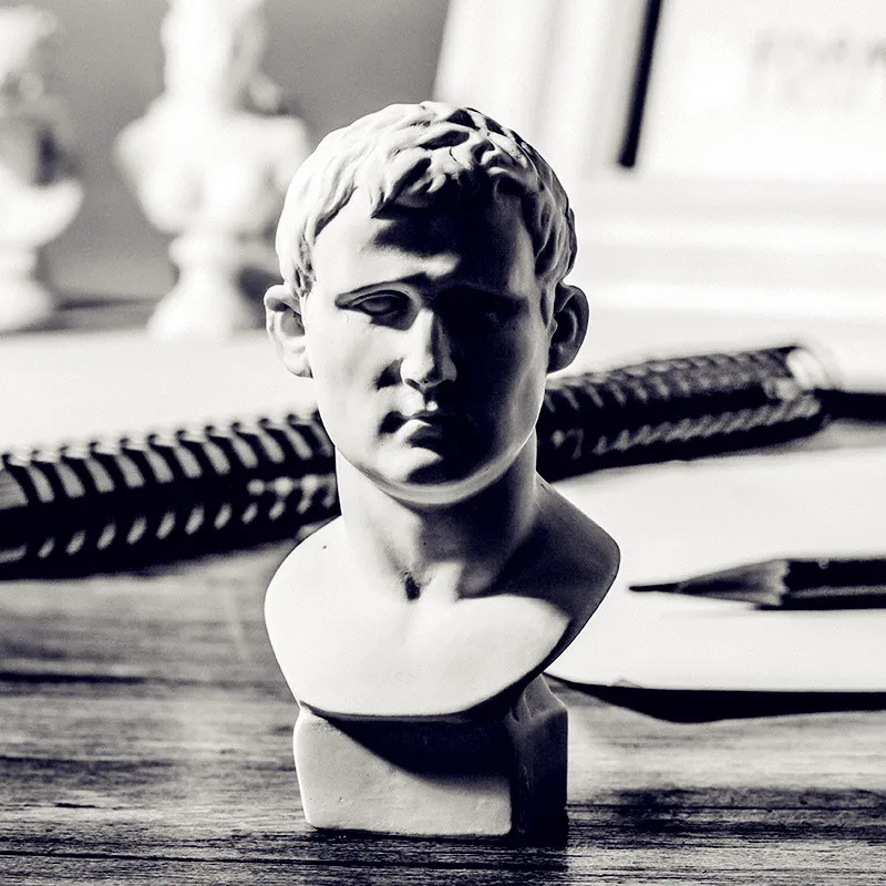 Скульптура Ares Agrippa, 10 шт./набор, Giuliano de' Медичи Маркус джуниус Брутус, статуэтки из смолы, пластырь, искусство и ремесло, украшения для дома L2713