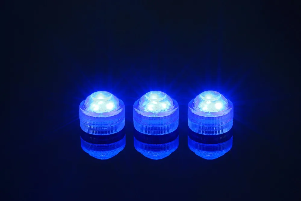 

24pcs Submersible Led tea light underwater Waterproof tealight Wedding Party vase floral candle centerpiece decoration