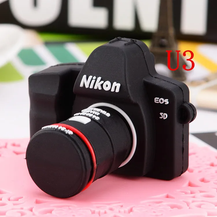 fashion Retail real 4GB/8GB/16GB/32GB/64GB USB 2.0 flash drive 512GB pen 128GB memory stick cartoon camera 6M/S | Компьютеры и офис