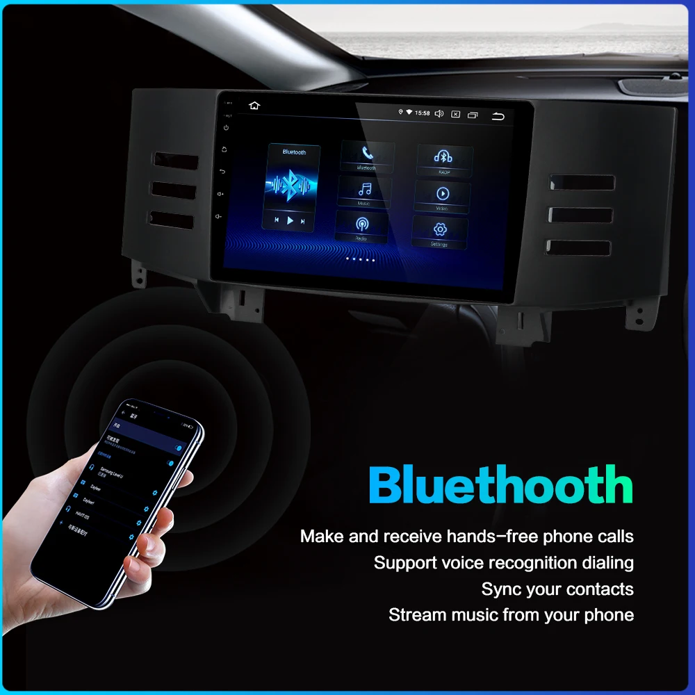 Fognent Автомагнитола 1 Din Android 9 0 стерео для Toyota Reiz 2005 2006 2007 2008 2009 мультимедийная
