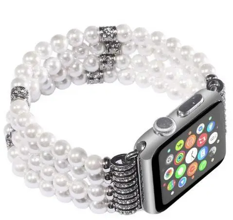 Ремешок для apple watch 38 мм 42 40 44 серия 4 1 2 3 роскошный дизайн агата ремешок iwatch женщин