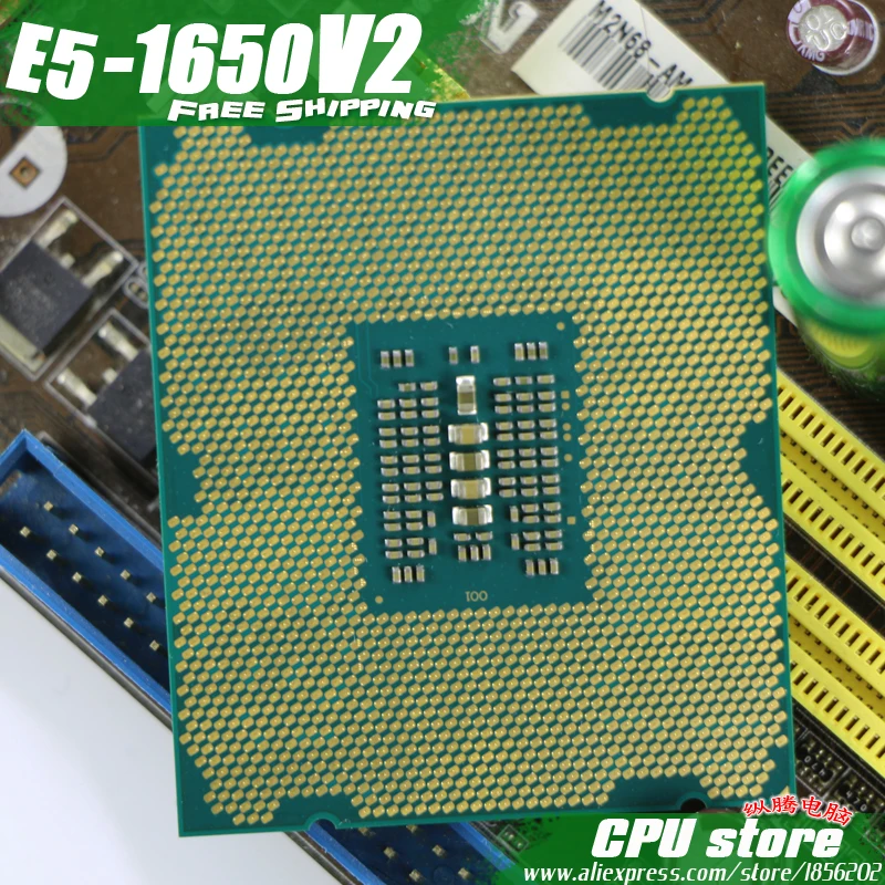 Процессор Intel Xeon E5 1650 V2 ЦП 3 5G LGA 2011 шестиядерный серверный процессор телефон 10 ядер