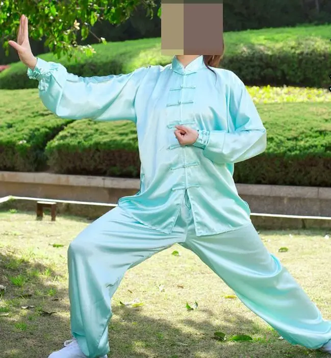 Унисекс черные/красные/синие 12 цветов высокое качество костюмы фу униформа для