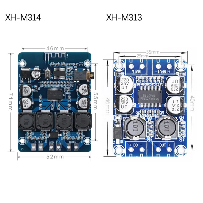 TPA3118 Bluetooth цифровой усилитель мощности доска аудио усилители двухканальный модуль 2*45 Вт стерео Amplificador DIY для динамиков