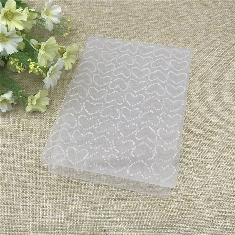 Сердце DIY пластиковые папки для тиснения скрапбукинга бумаги ремесло/карты