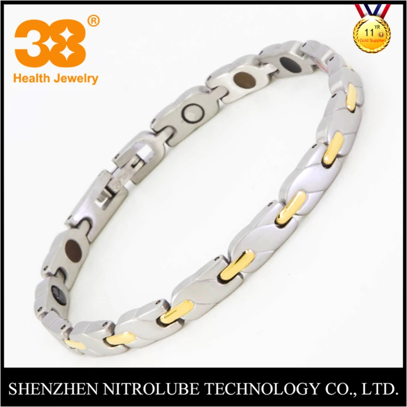 38 Hot Sale Health Healing Jewelry Magnetic Balance Men Bracelet BangleStainless Steel Chain Link Germanium For Women | Украшения и