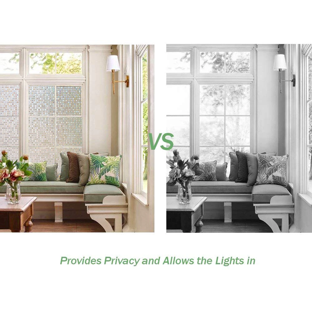 Funlife 3D декоративная стеклянная оконная пленка наклейка на окно статическая