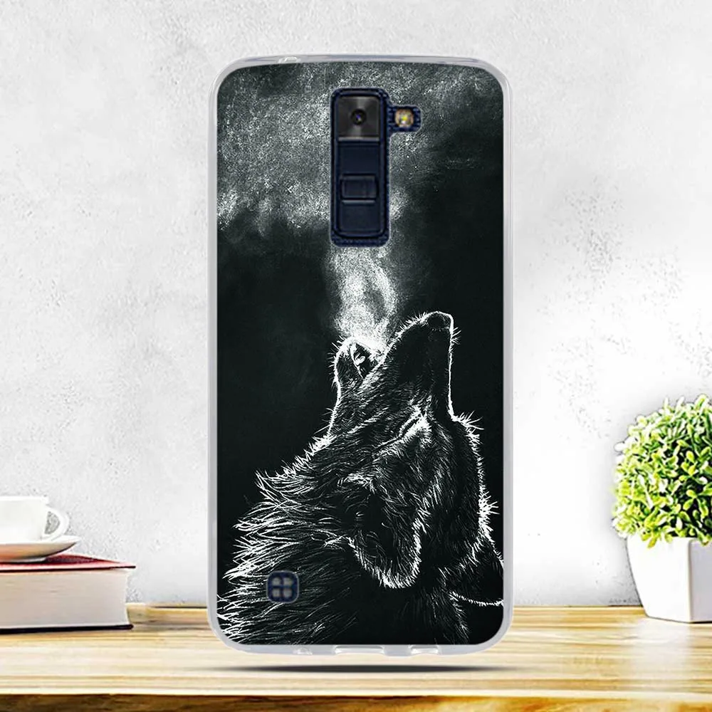 Мягкий ТПУ 3D рельефный чехол для LG K8 Lte K350 K350E K350N 5," K 8 телефонный силиконовый чехол на заднюю панель для LG K7 K10 Leon Spirit X power - Цвет: 9