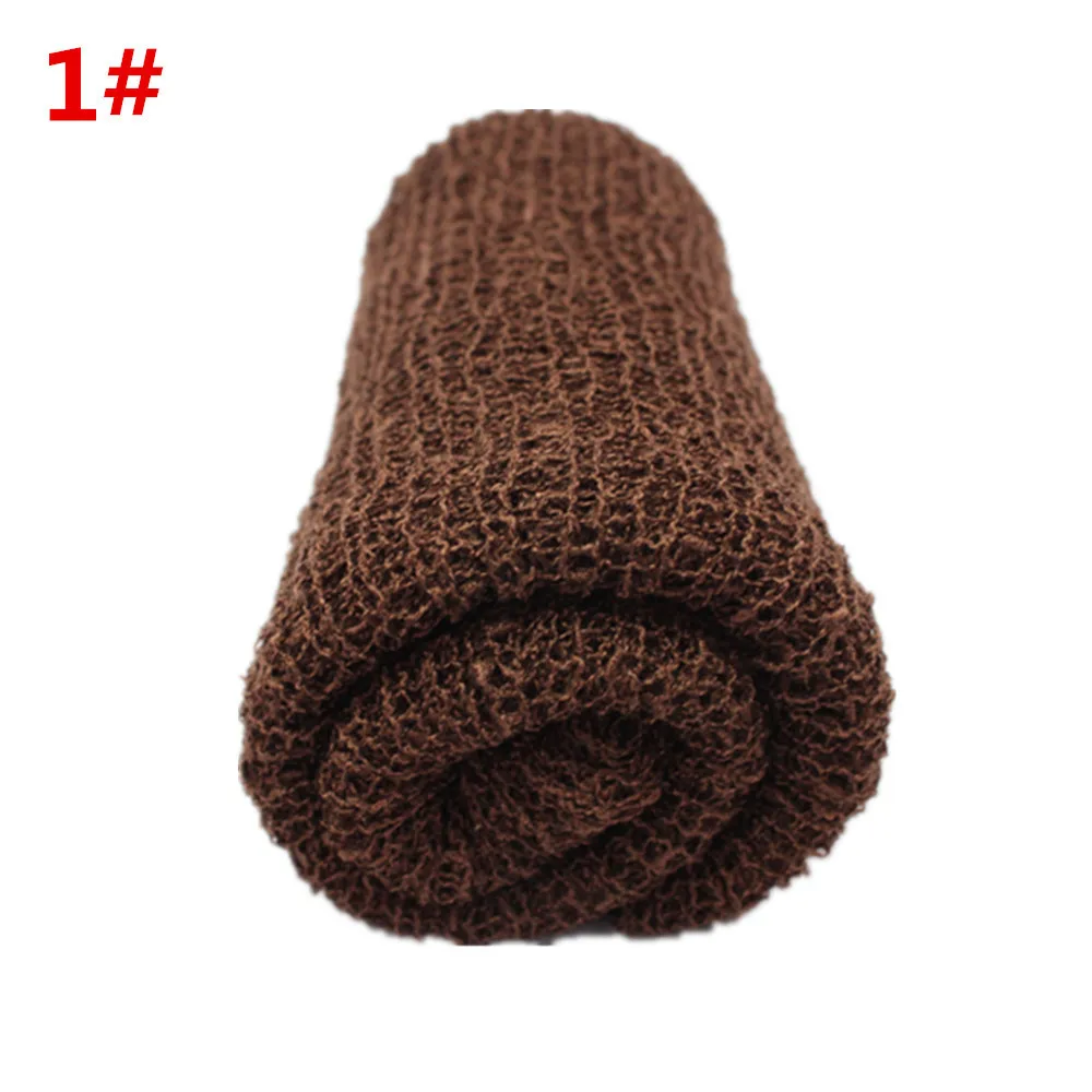 1 35*150cm Stretch Knit Wrap Newborn Photography Props Baby Kids Nubble Rayon Wraps Maternity Scarf Hammock Swaddlings Women Shawl - Цвет: 1
