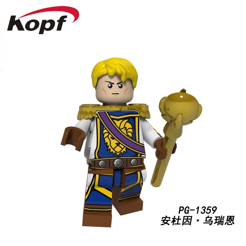 PG8165 Anduin Wrynn Jaina Rexxar Medivh Thrall Сильвана Ветрокрылая модель строительные блоки кирпичи Подарочные игрушки для детей
