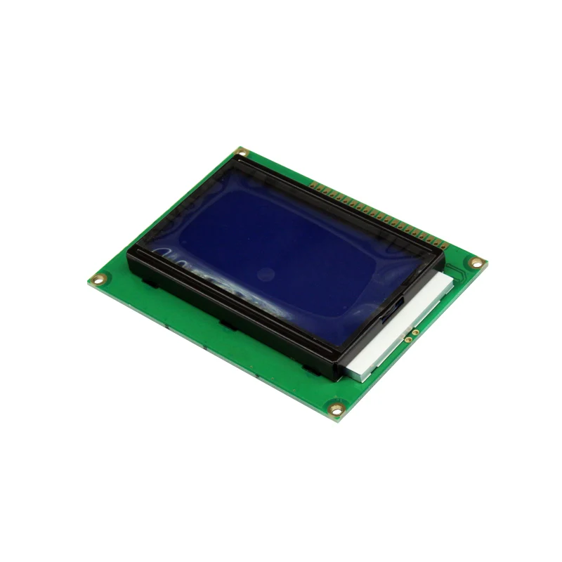 Модули ЖК дисплея Glyduino 12864B синий экран с подсветкой 5 в ST7920 12864 lib дисплей