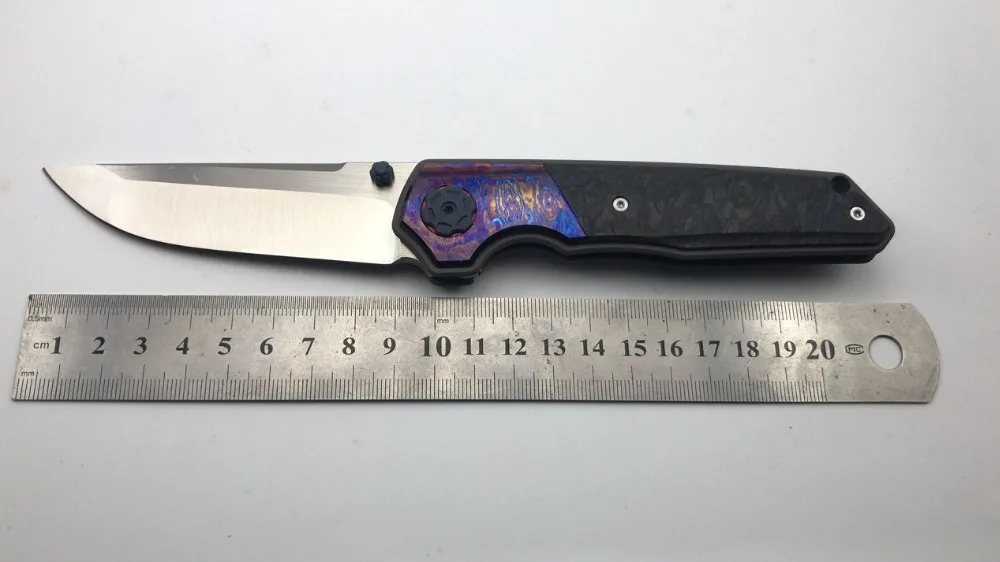 Maxace PAN титановое углеродное волокно дамасская инкрустация M390 атласное лезвие