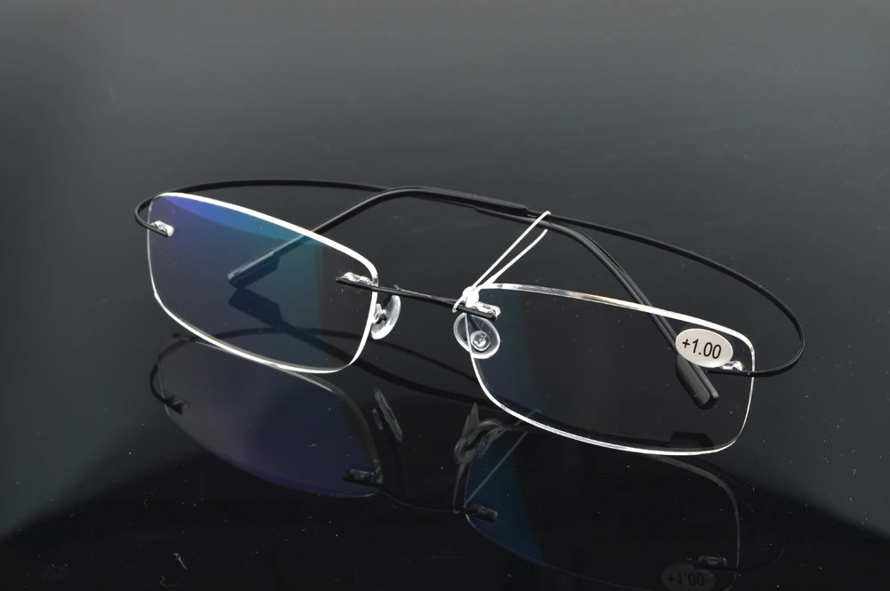 CLARA VIDA титановой рамой черный/серебряные кольца для мужчин женщин без оправы 2G