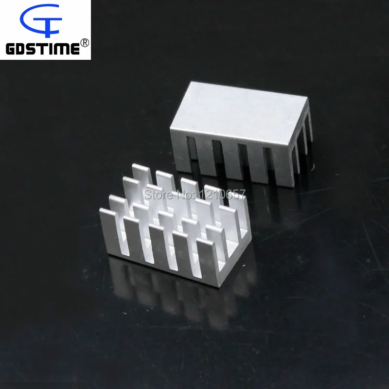 500 штук в партии алюминиевый радиатор кулер печатная плата охлаждающий плавник