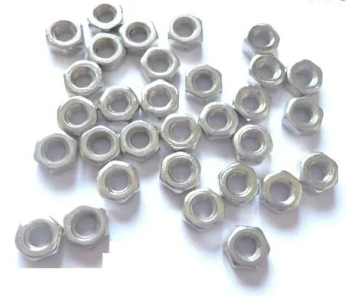 100 шт./лот M3 винтовая гайка шестигранные гайки 3 мм для соединителя/крепления