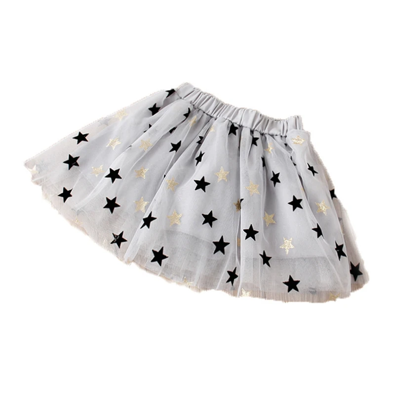 Новинка Летние юбки-пачки для маленьких девочек Сетчатая балетная юбка