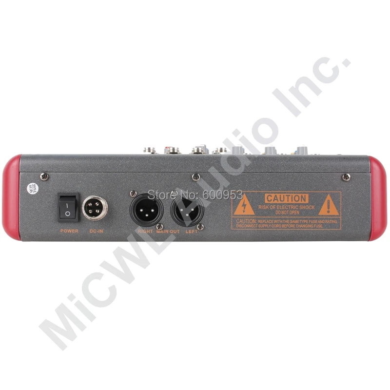 Профессиональный красный серый 7 полосный домашний Миксер для караоке