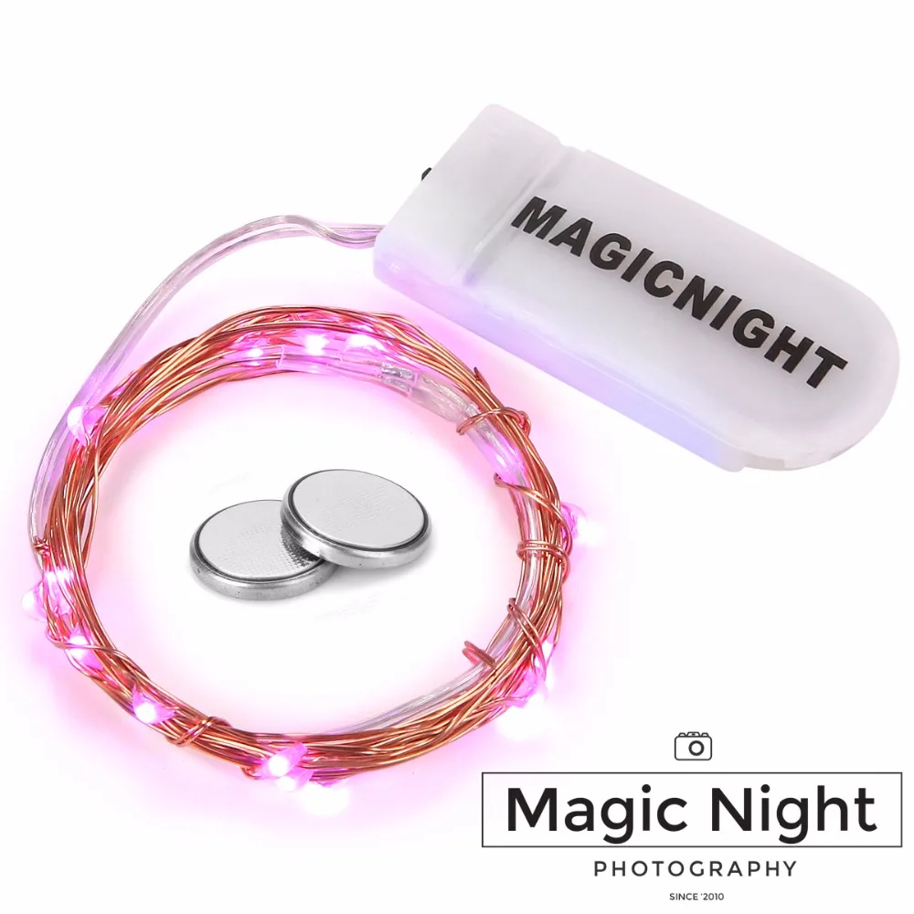 Magicnight 20 Фиолетовый Micro СВЕТОДИОДНЫЙ светильник на 7 футах сверхтонкий медный