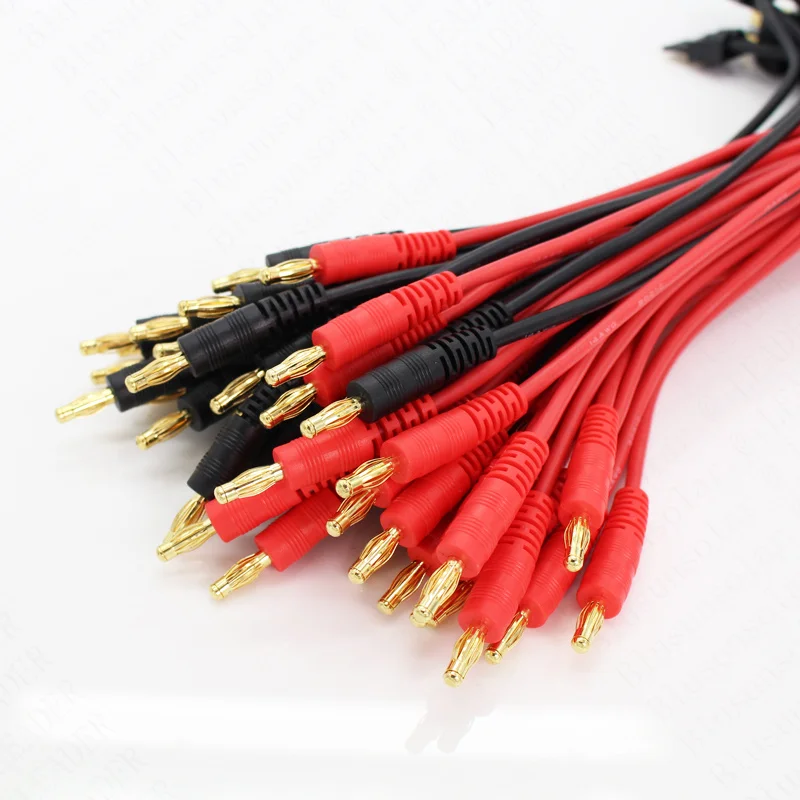 100 шт./лот отличное качество 25 см 14 AWG кабель 4 0 ММ разъем типа банан для TRX папа