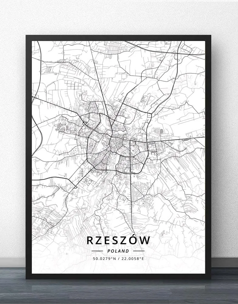 Rzeszow Sosnowiec Swinoujscie Szczecin Tarnow Torun Tychy Walbrzych Warsaw Wloclawek wroclawek Wroclaw Zabrze Zielona Poland плакат с
