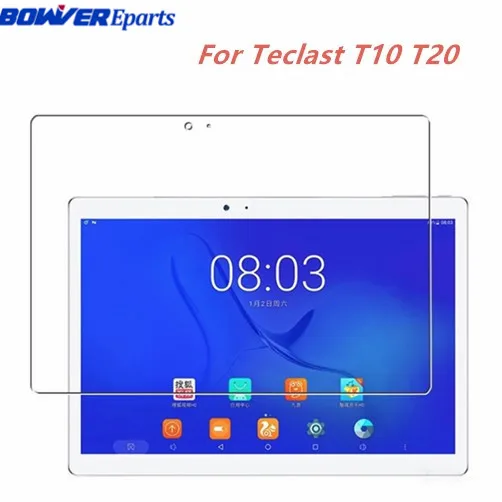 Стекло 9H с отверстием для камеры планшета Teclast T10 T20 10 1 дюймов планшетов ПК