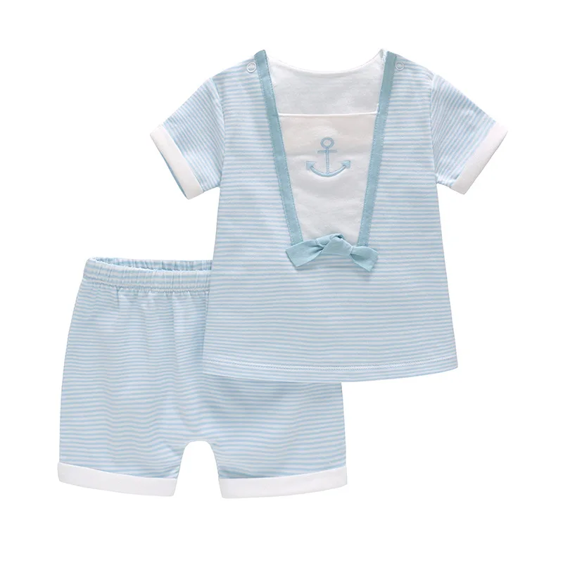 Vlinder/Одежда для маленьких мальчиков Одежда новорожденных комплект с футболкой