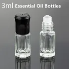 3 мл стеклянные бутылки с эфирным маслом 10 мл 12 мл пустые рулон на многоразового флакона духов стальные роликовые контейнеры с шариками