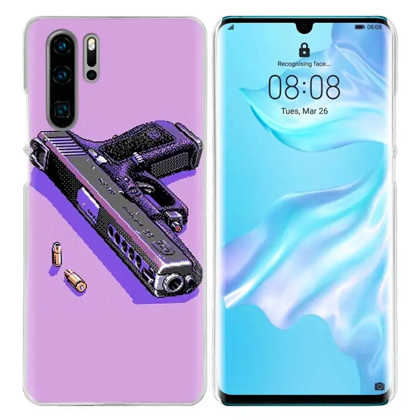 Эстетика vaporwave художественный чехол для huawei P20 P Smart Z Plus P30 P10 P9 P8 mate 10 20 lite Pro жесткий чехол для телефона из поликарбоната