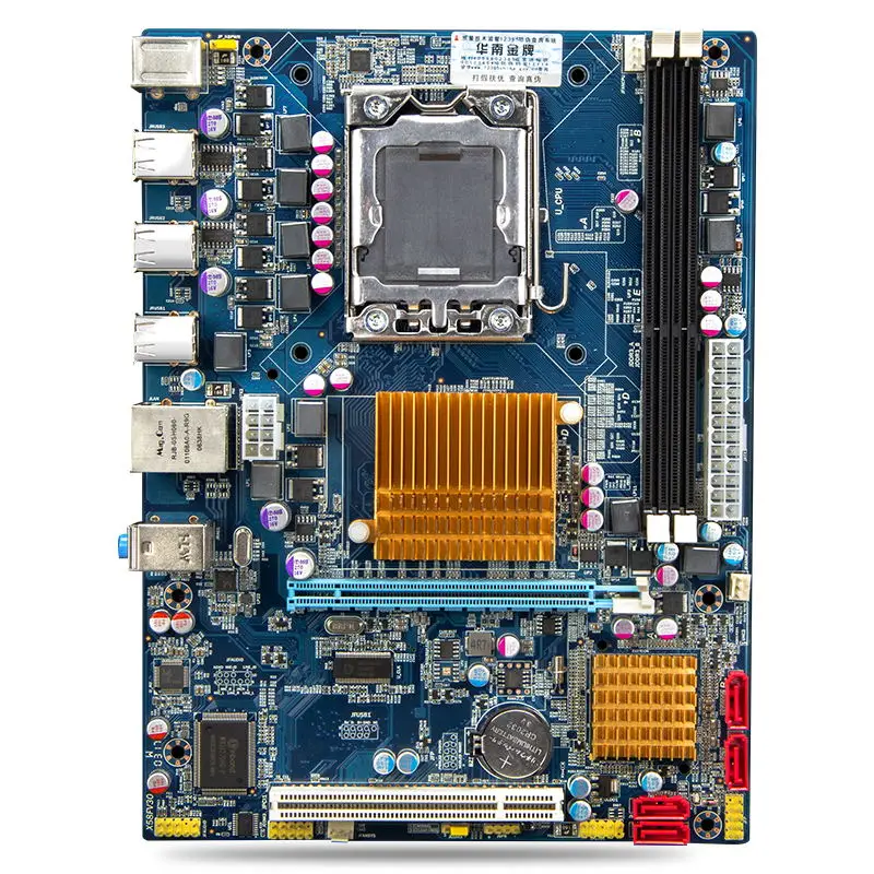 Huanan X58 материнской Процессор комбинации с охладитель LGA 1366 материнская плата Micro