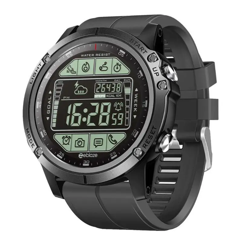 Zeblaze VIBE 3S умные часы 50 м водонепроницаемые 2 года длительное время ожидания спортивные Шагомер в реальном времени погода шаг отслеживание Смарт-часы