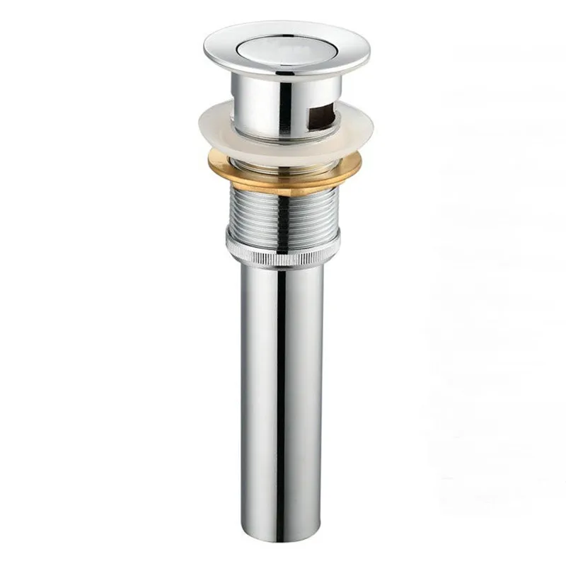 Rolya хромированная Ванная комната Санузел раковина ситечко бассейна Push Down Pop Up