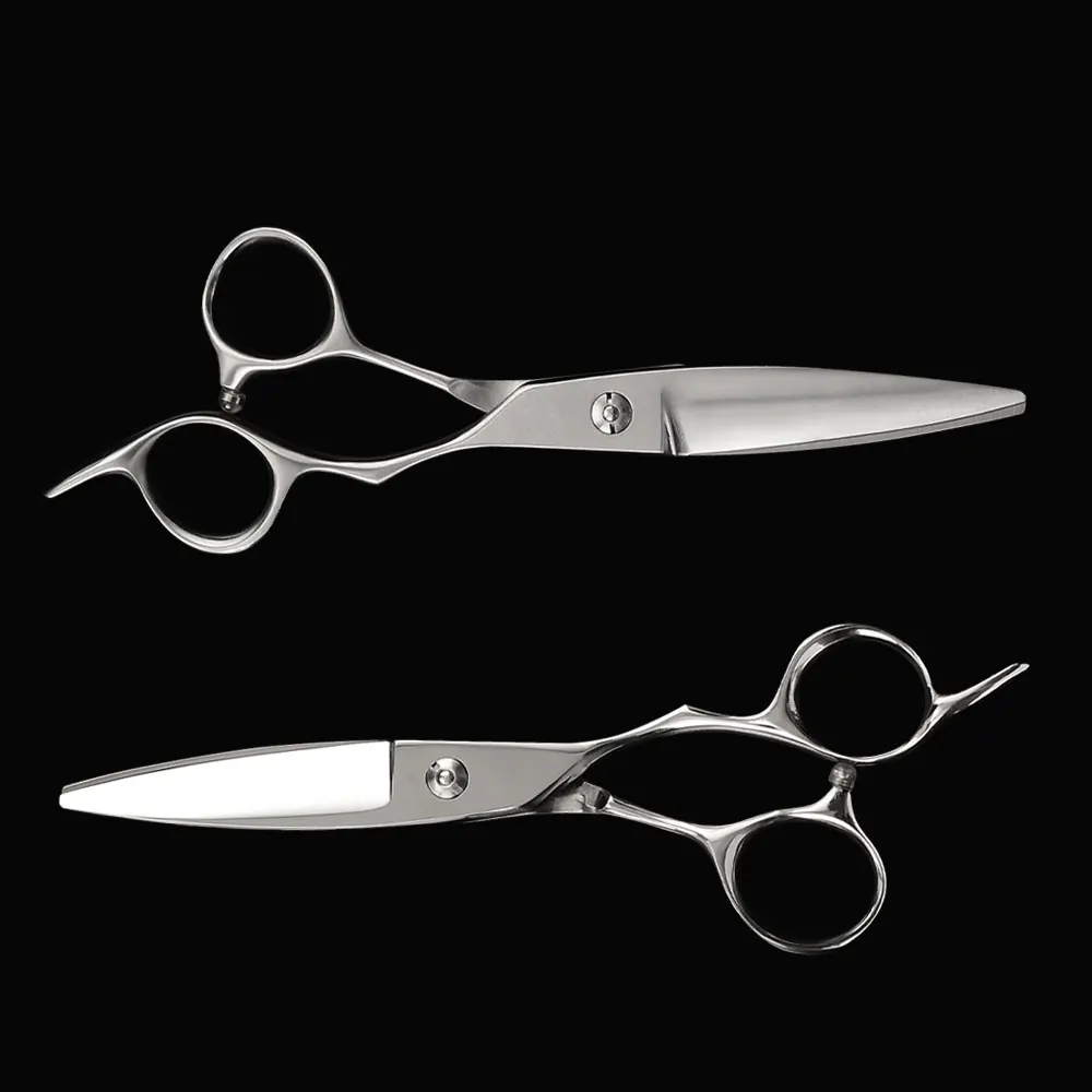 2pcs(G-M) Профессиональные прямые ножницы для стрижки волос 6 дюймов ножницы для нарезки волос из нержавеющей стали ножницы для стрижки волос расширенное лезвие парикмахерский инструмент - Цвет: 2pcs(G-M)
